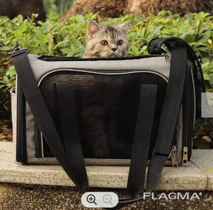 Airline Approved Custom Color Logo Foldable Portable Soft Pet Carrier Dog Cat Travel Bag
