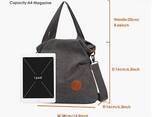 Canvas Crossbody Bags for Women, Canvas Tote Bag Canvas Purses - photo 4