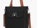 Canvas Tote Bag For Women With Zipper Pocket Handbags Beach Bags Shopping Bag Hobo Womens - photo 1