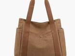 Canvas Women Tote Shoulder Bag Casual Retro Top Handle Satchel Handbags Shopping Bag Tote - photo 3