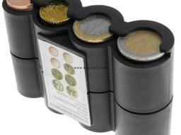 Compact coin holder classifier with 8 euro coin sorter