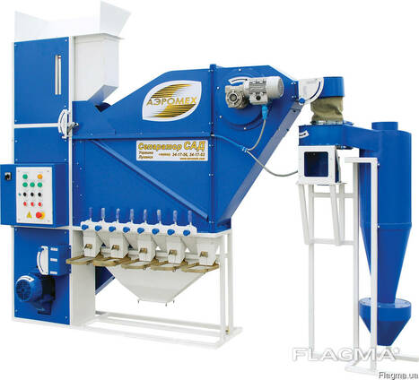 Grain cleaning machine Aeromeh CAD-4 with cyclone