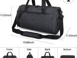 Gym Travel Duffel Bag with Shoes Compartment Weekender Overnight Bags - photo 3