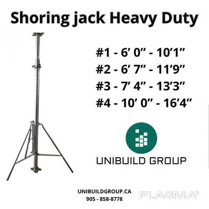 Heavy duty shoring jacks