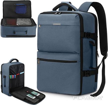 Laptop Backpack Waterproof Carry On Backpack Flight Approved Weekender Backpack for Men W