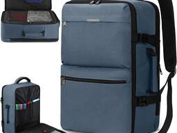 Laptop Backpack Waterproof Carry On Backpack Flight Approved Weekender Backpack for Men W