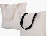 Large Canvas Tote Bags with Handles, Reusable Grocery Bag - photo 1