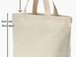 Natural Tote Shopping Bag, Washable Grocery Tote Bag, Grocery Shopping Shoulder Bags - photo 1