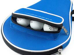 Ping Pong Paddle Carry Case, Table Tennis Racket Case Hold 1 Paddle and 3 Balls