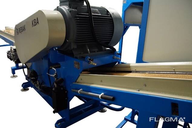 Shredding machine KBA Walter wood crusher