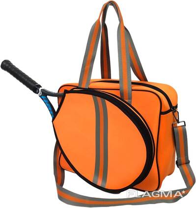 Tennis Tote Bag, Tennis Racket Shoulder Bag for racquet with a head size between 80 and 11