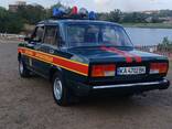 The VAZ 2107 is a special vehicle used by Ukraine’s military traffic police. - фото 1