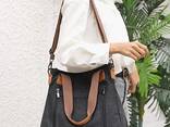 Women Canvas Handbag Shoulder bags Casual Multi-Pocket Top Handle Tote Crossbody Shopping